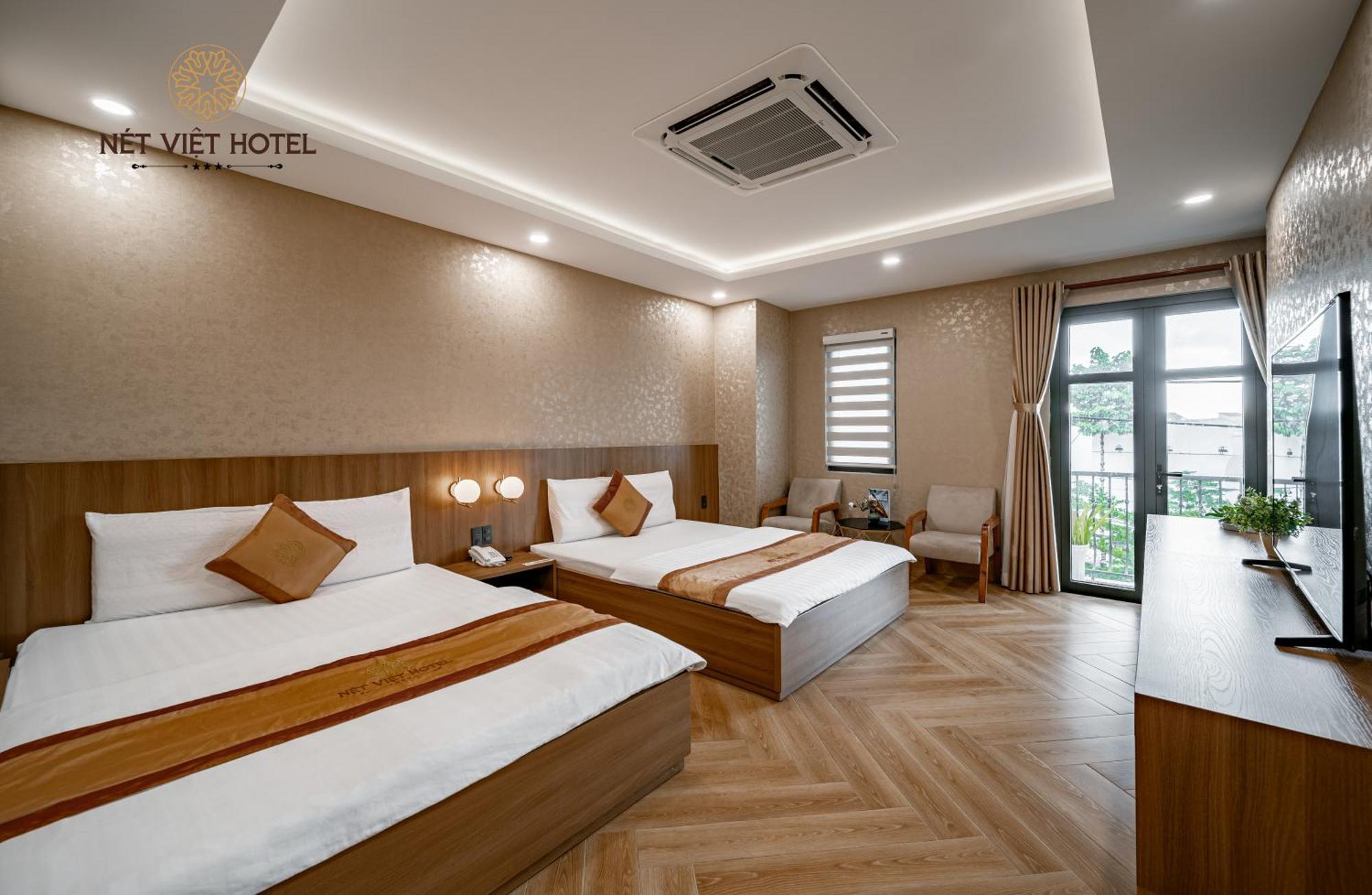 Net Viet Hotel Vincom 朔庄 外观 照片