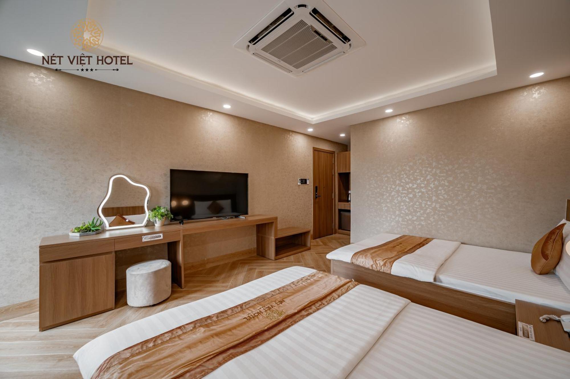 Net Viet Hotel Vincom 朔庄 外观 照片