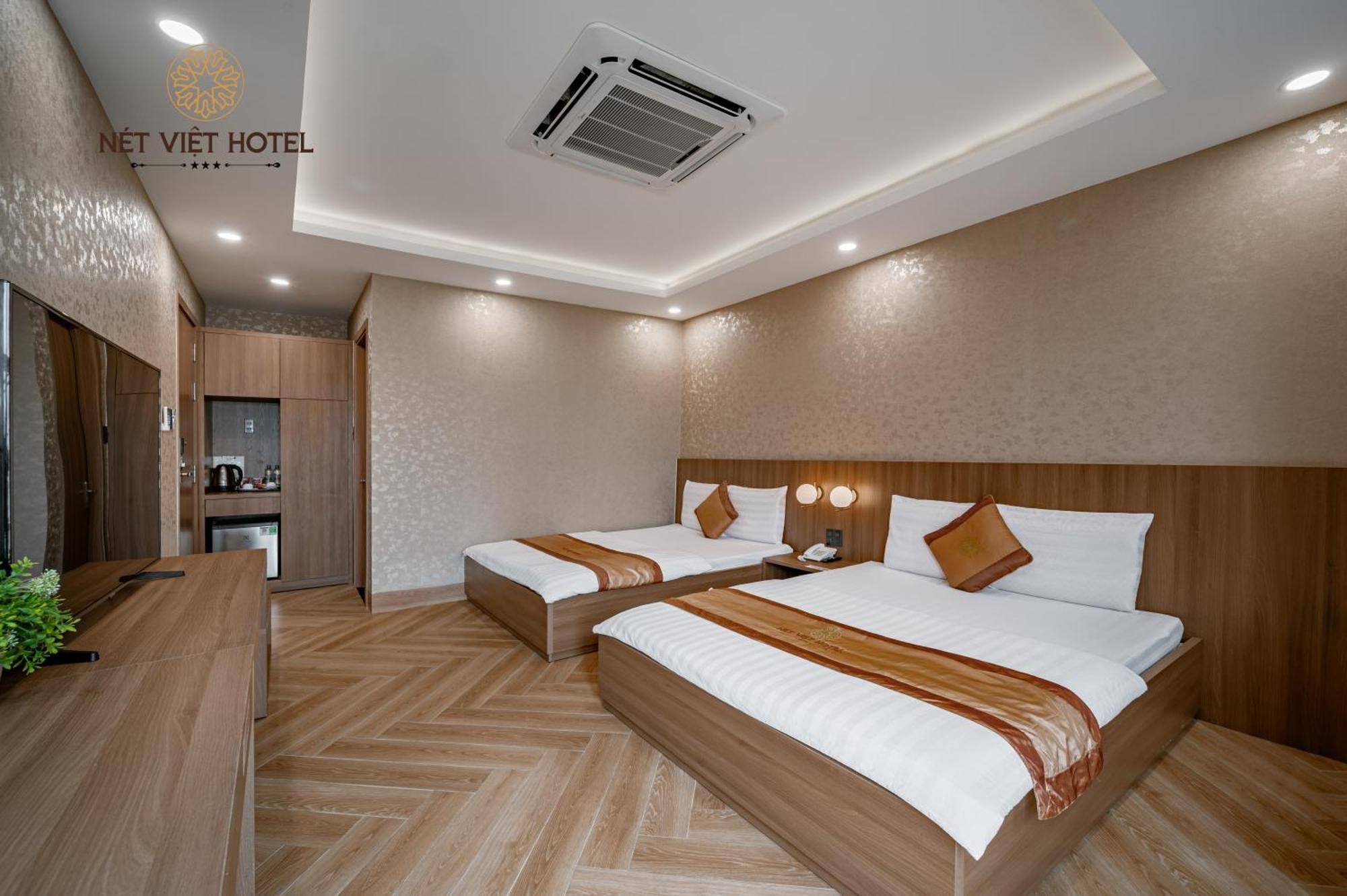 Net Viet Hotel Vincom 朔庄 外观 照片
