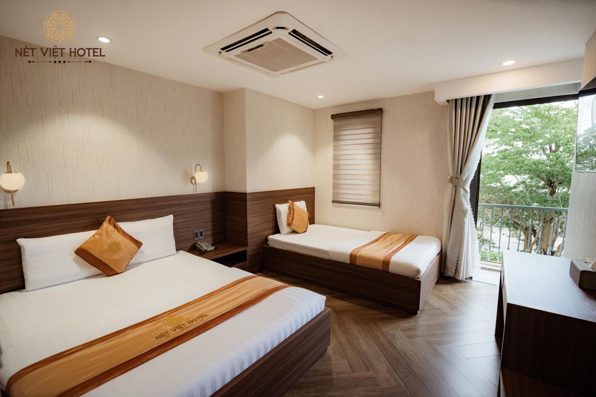 Net Viet Hotel Vincom 朔庄 外观 照片