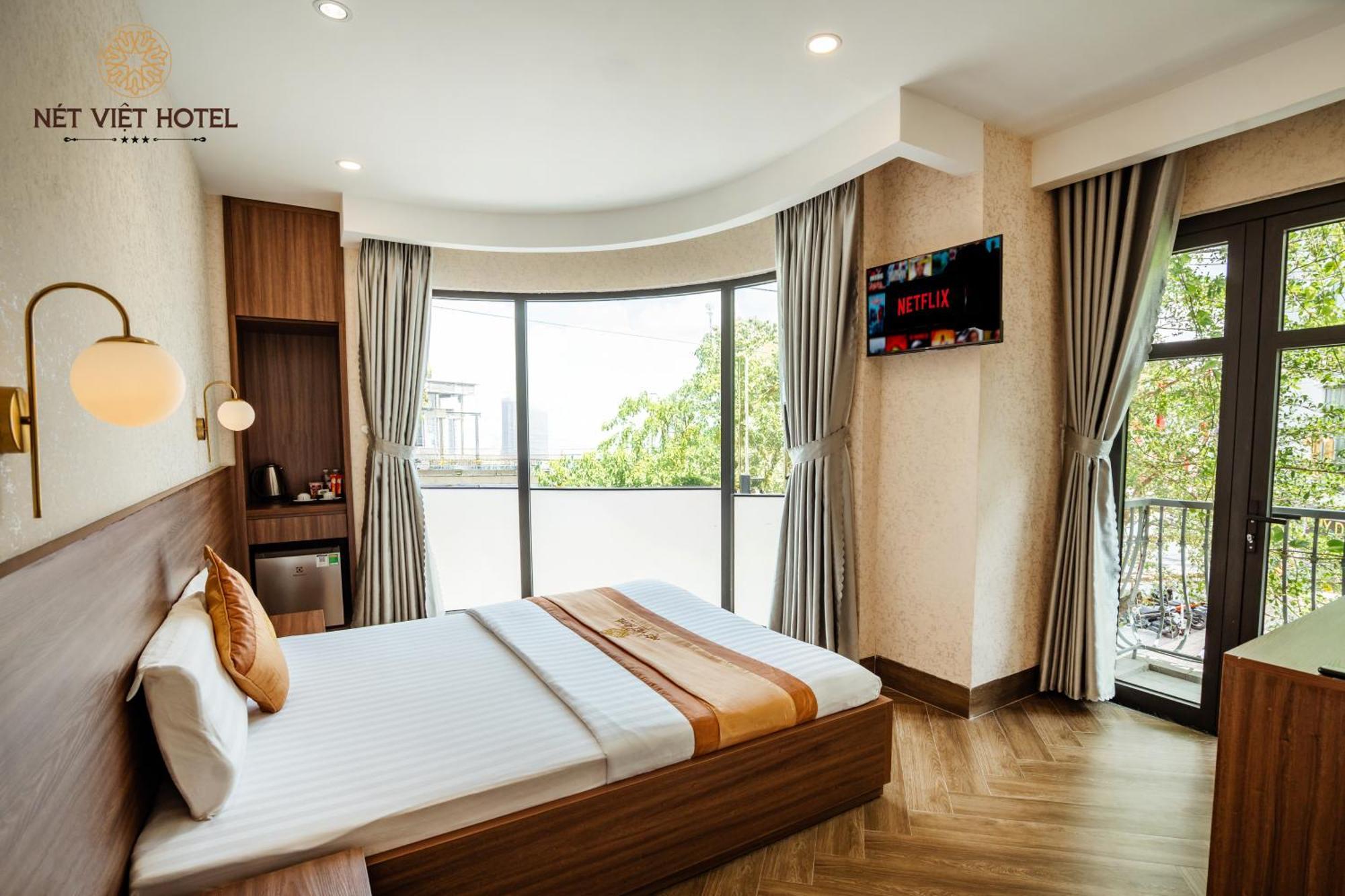 Net Viet Hotel Vincom 朔庄 外观 照片